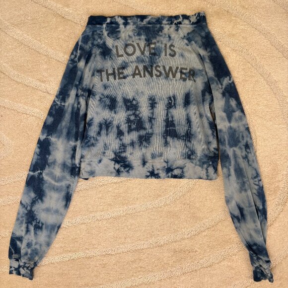 RARE Wildfox Showdown Guns and Roses tie dye sweatshirt - Picture 3 of 3